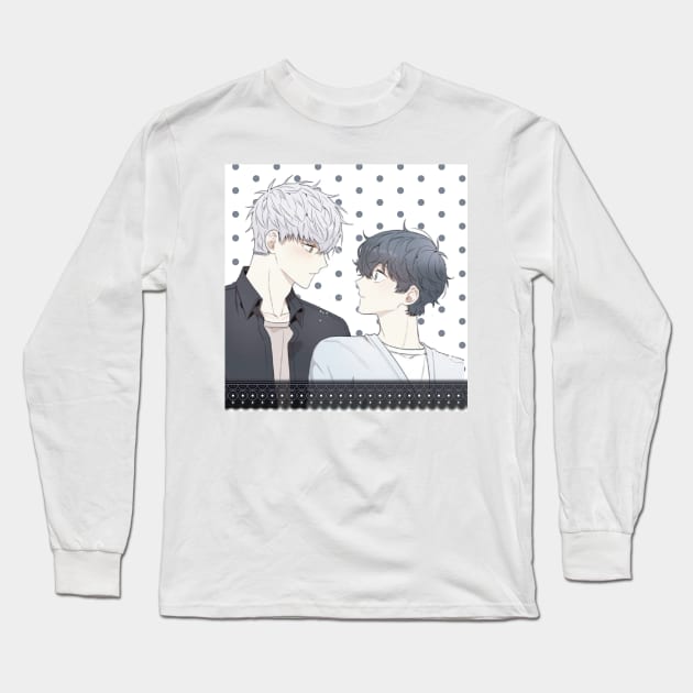Sweet Gay couple Long Sleeve T-Shirt by Sakura Girl Boutique